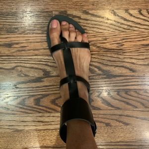 Beautiful New Leather Sandals